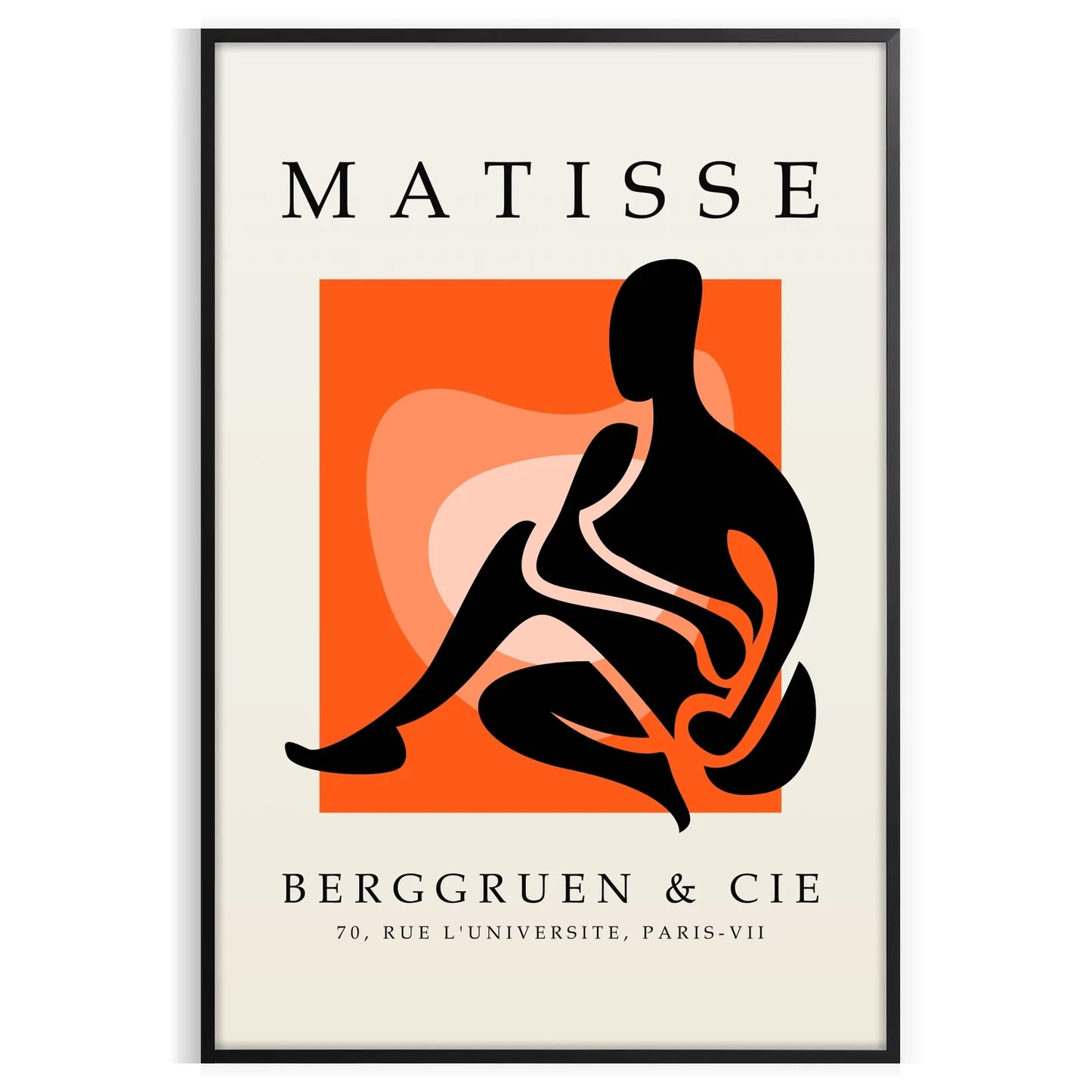 space stunning Matisse Cutout Poster vibrant papier découpés captivating wall art perfect gift lovers touch elegance room framed masterpiece unframed print