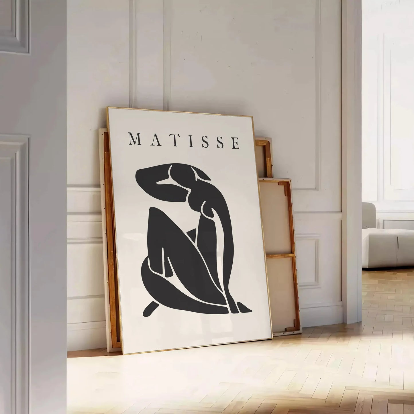 space Matisse cutout poster iconic papier découpés stunning gray white wall art exceptional gift lovers unframed prints perfect decor style
