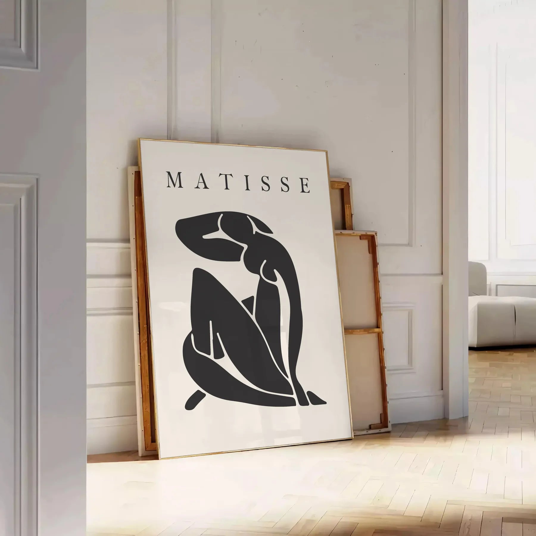 space Matisse cutout poster iconic papier découpés stunning gray white wall art exceptional gift lovers unframed prints perfect decor style