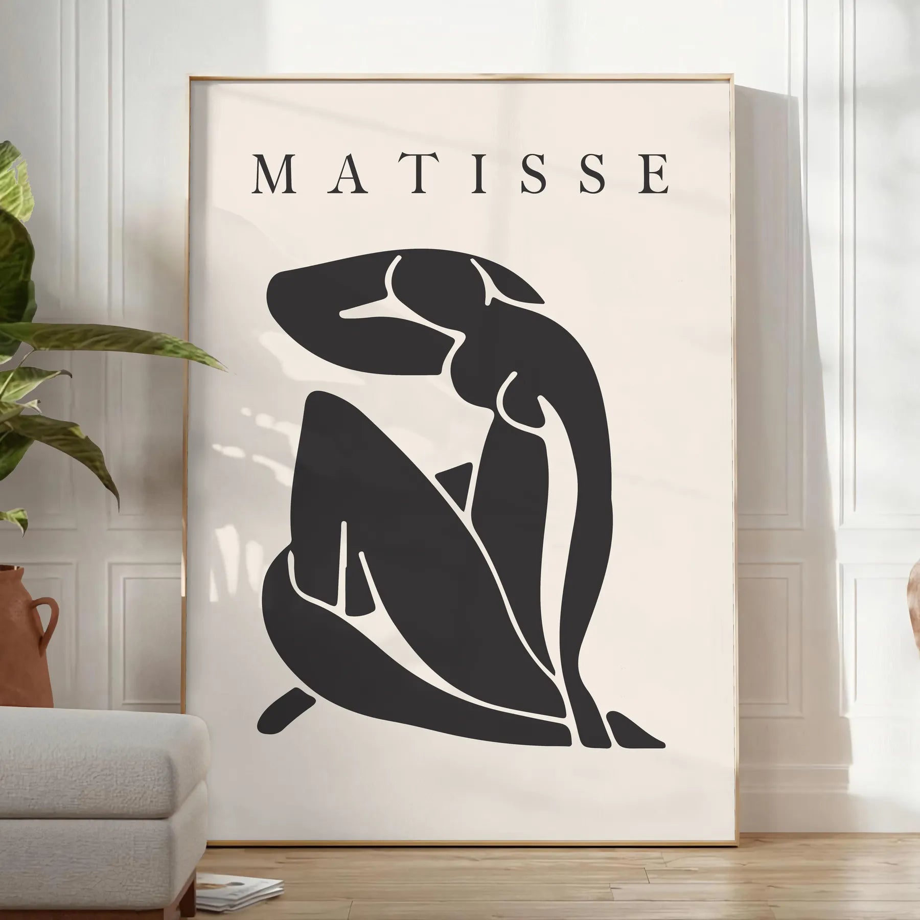 space Matisse cutout poster iconic papier découpés stunning gray white wall art exceptional gift lovers unframed prints perfect decor style